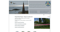 Desktop Screenshot of hangoforsamling.fi